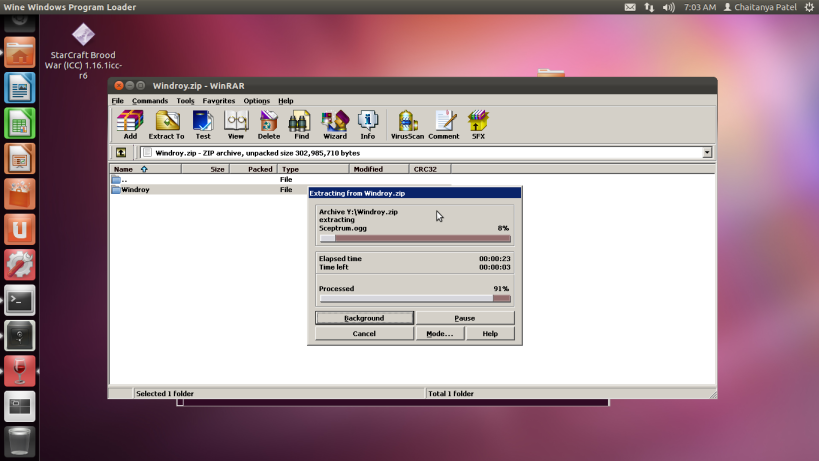 winrar download for linux mint