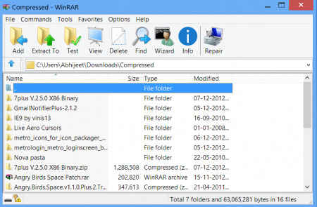 WinRAR for Windows 8.1