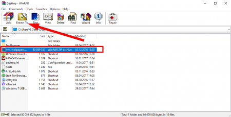 How to use WinRAR to repair corrupted file